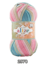 Włóczka Alize BELLA BATIK 100g/360m 100% bawełna - obrazek 2