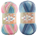 Włóczka Alize BELLA BATIK 100g/360m 100% bawełna