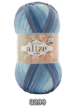 Włóczka Alize BELLA BATIK 100g/360m 100% bawełna - obrazek 3