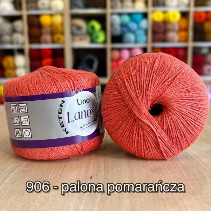 Włóczka Lanoso LINO 50g/175m len + wiskoza - obrazek 4