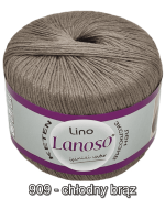 Włóczka Lanoso LINO 50g/175m len + wiskoza - obrazek 2