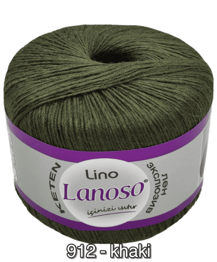 Włóczka Lanoso LINO 50g/175m len + wiskoza - obrazek 3