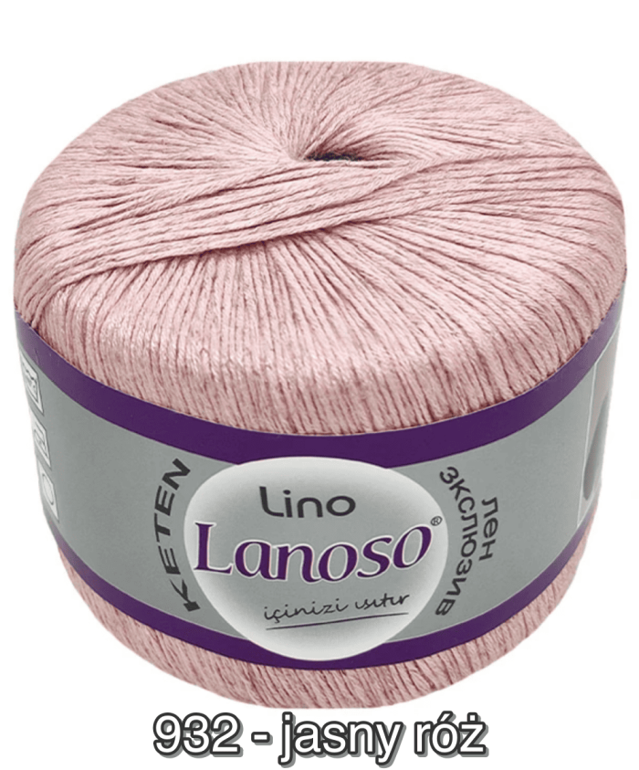 Włóczka Lanoso LINO 50g/175m len + wiskoza - obrazek 8