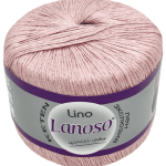 Włóczka Lanoso LINO 50g/175m len + wiskoza
