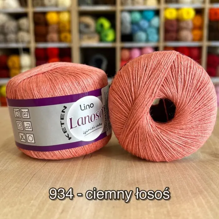 Włóczka Lanoso LINO 50g/175m len + wiskoza - obrazek 15