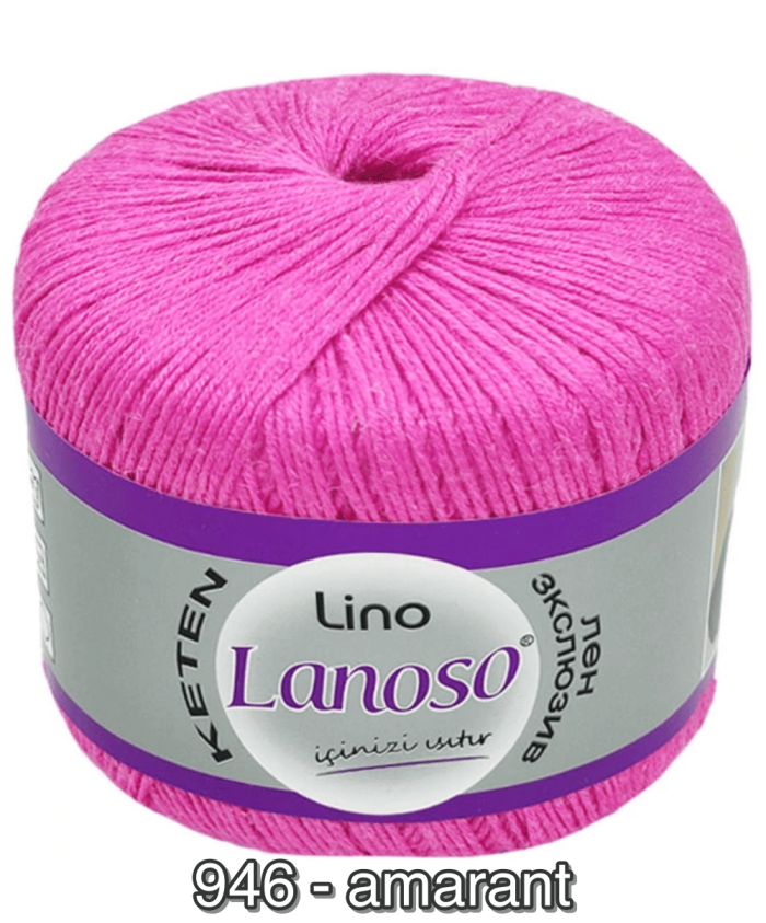 Włóczka Lanoso LINO 50g/175m len + wiskoza - obrazek 10