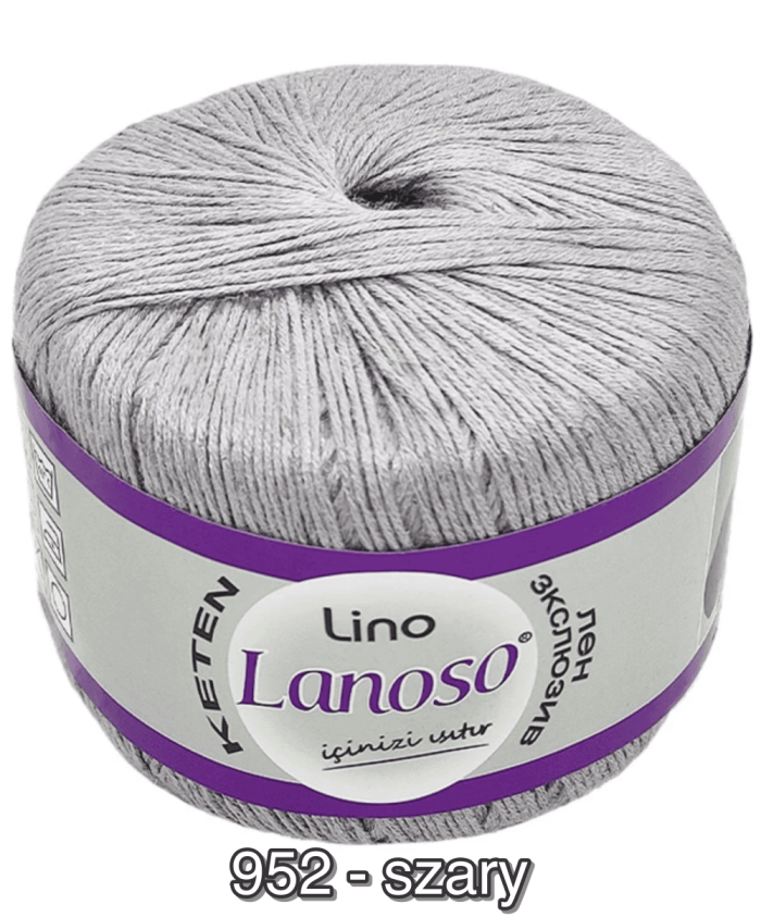 Włóczka Lanoso LINO 50g/175m len + wiskoza - obrazek 11