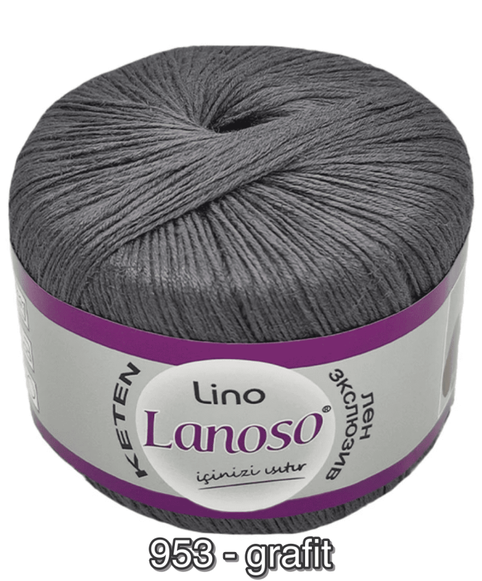 Włóczka Lanoso LINO 50g/175m len + wiskoza - obrazek 12