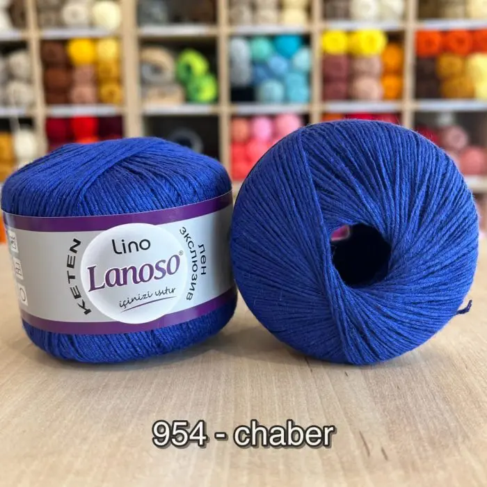 Włóczka Lanoso LINO 50g/175m len + wiskoza - obrazek 21