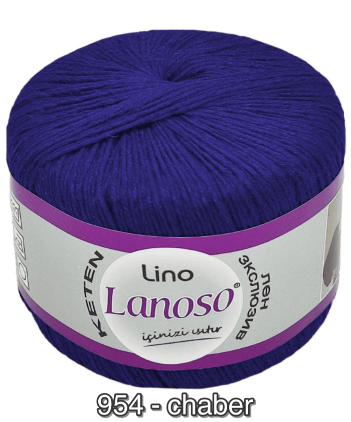 Włóczka Lanoso LINO 50g/175m len + wiskoza - obrazek 13