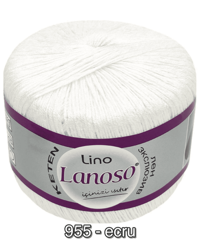 Włóczka Lanoso LINO 50g/175m len + wiskoza - obrazek 14