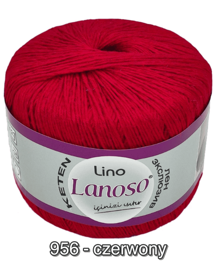 Włóczka Lanoso LINO 50g/175m len + wiskoza - obrazek 15