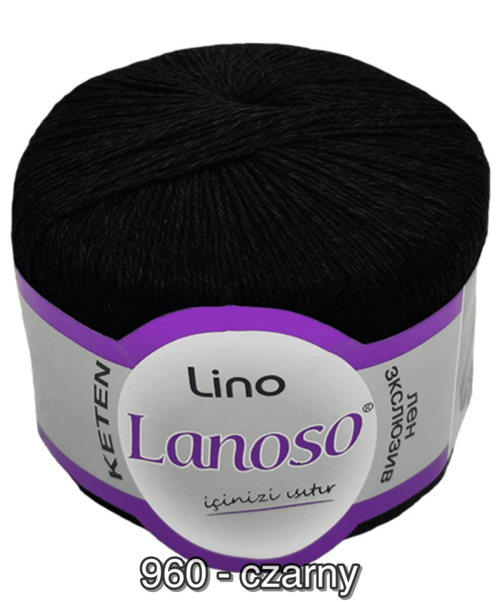 Włóczka Lanoso LINO 50g/175m len + wiskoza - obrazek 18