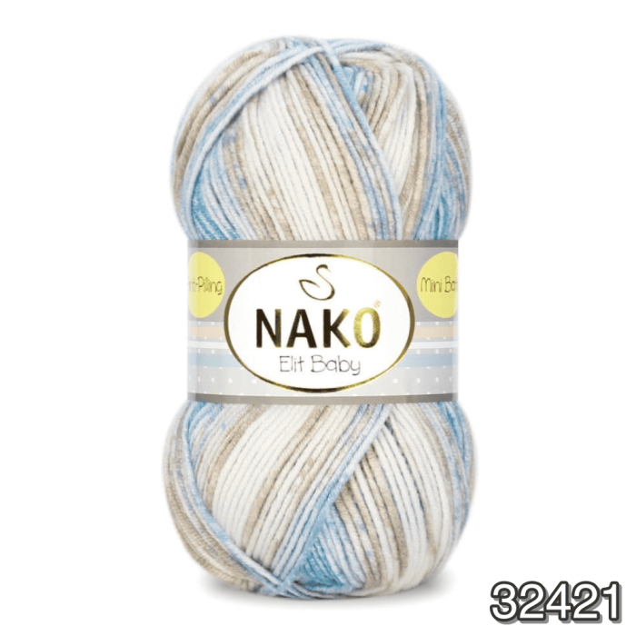 Włóczka Nako ELIT BABY mini BATIK 100g/250m Anti Pilling - obrazek 3