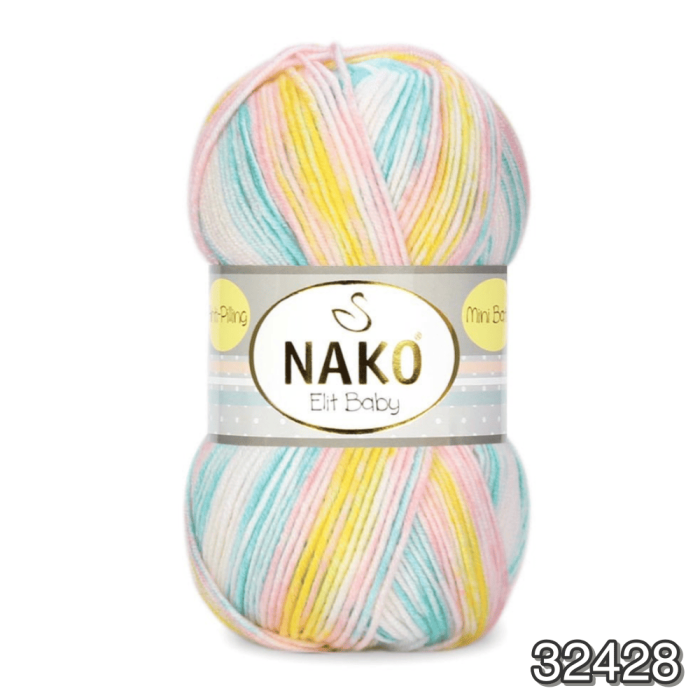 Włóczka Nako ELIT BABY mini BATIK 100g/250m Anti Pilling - obrazek 6