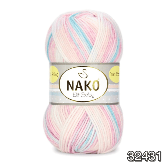 Włóczka Nako ELIT BABY mini BATIK 100g/250m Anti Pilling - obrazek 8