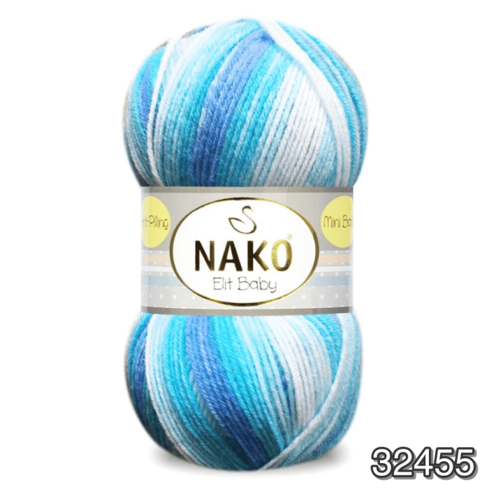 Włóczka Nako ELIT BABY mini BATIK 100g/250m Anti Pilling - obrazek 10