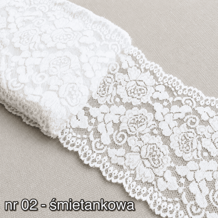Koronka elastyczna 15cm na metry - obrazek 3