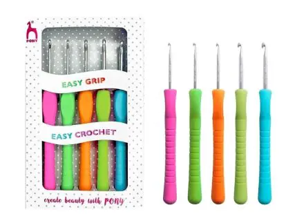 Zestaw szydełek Easy Grip 2 do 4mm - PONY (56831)