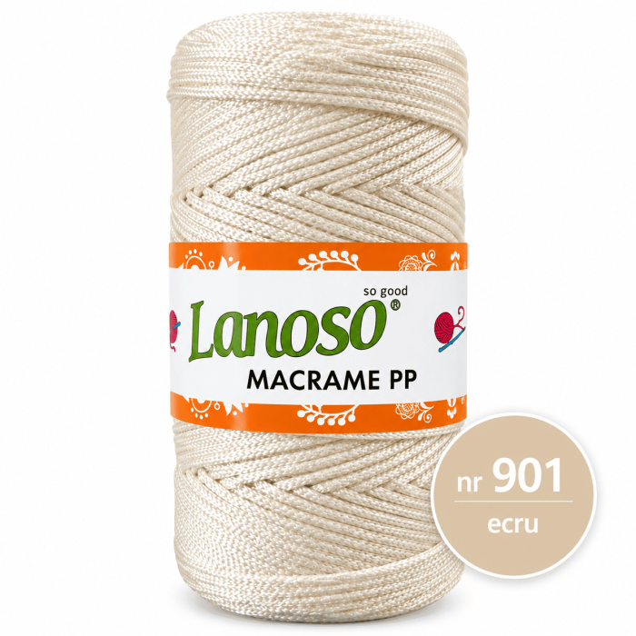 Sznurek poliestrowy Lanoso Macrame 2mm/230m - obrazek 3