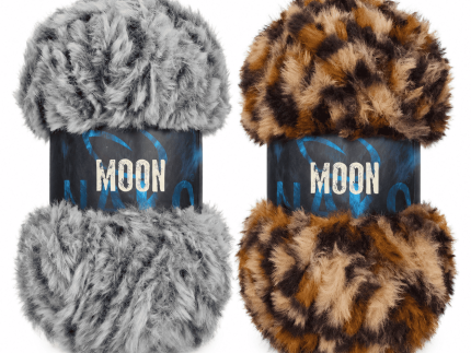 Włóczka Nako Moon 100g/60m miękka futerkowa