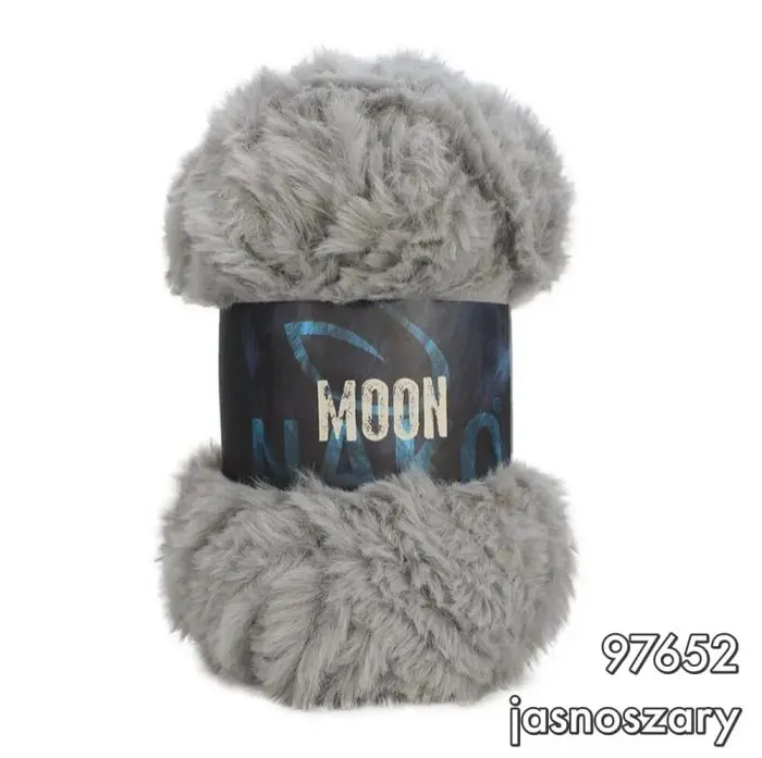 Włóczka Nako Moon 100g/60m miękka futerkowa - obrazek 9