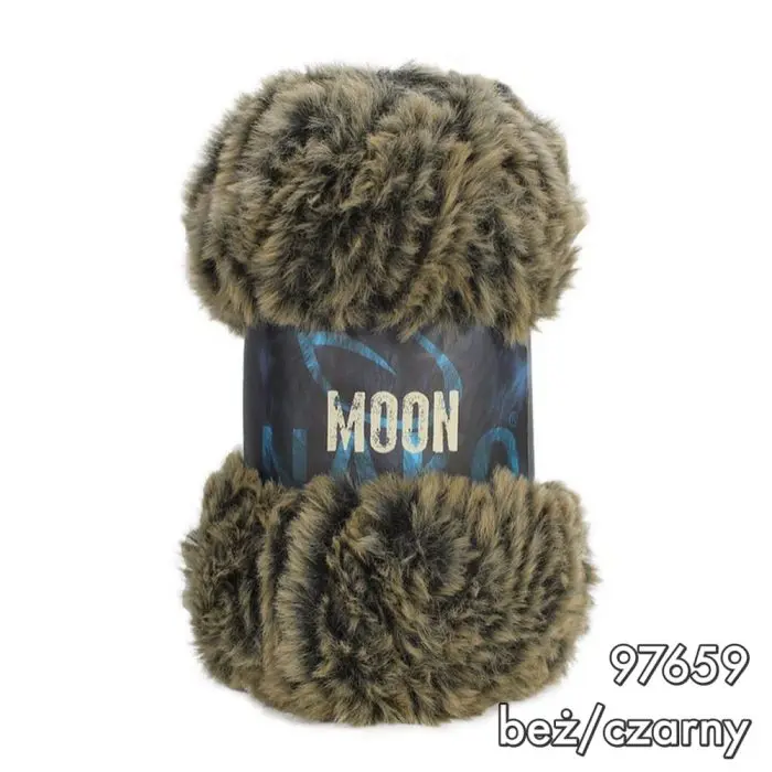 Włóczka Nako Moon 100g/60m miękka futerkowa - obrazek 2