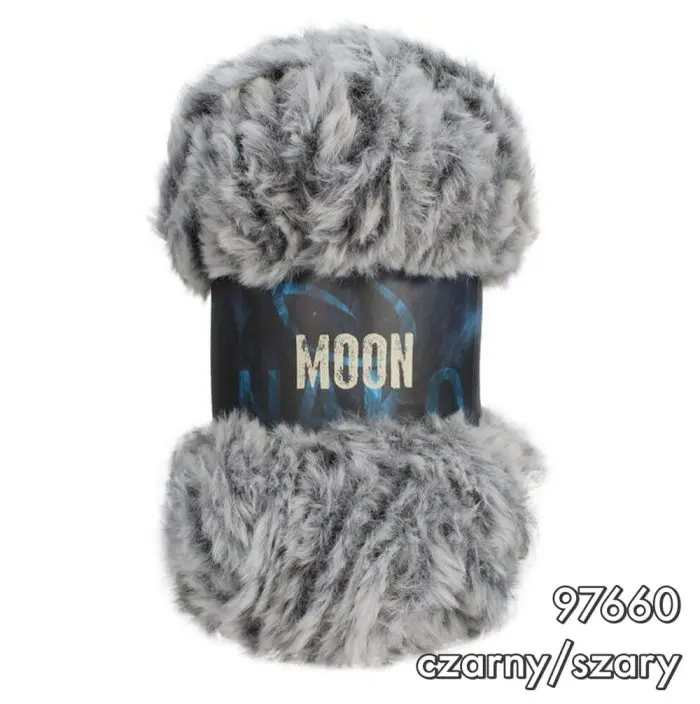 Włóczka Nako Moon 100g/60m miękka futerkowa - obrazek 3