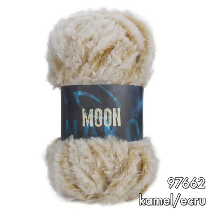 Włóczka Nako Moon 100g/60m miękka futerkowa - obrazek 5