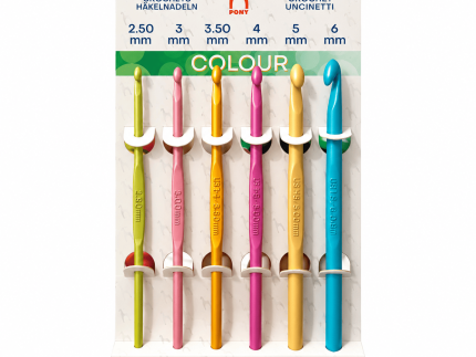 Zestaw szydełek Pony Colour 2,5 do 6 mm (44720)