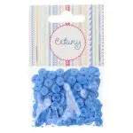 Cekiny 6mm NIEBIESKIE matowe - 9g