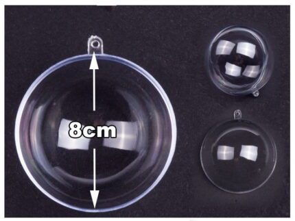 Kula bombka AKRYLOWA plastikowa 8cm