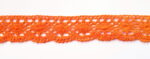 KORONKA BAWEŁNIANA 42 mm S07 POMARAŃCZOWA