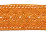 KORONKA BAWEŁNIANA 70 mm C218 MARCHEWKOWA