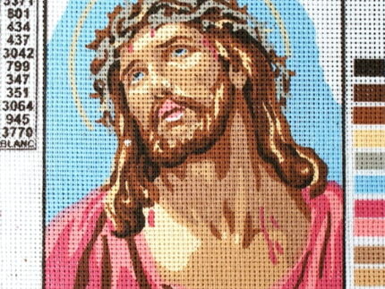 Kanwa z nadrukiem RELIGIA JEZUS (3220)