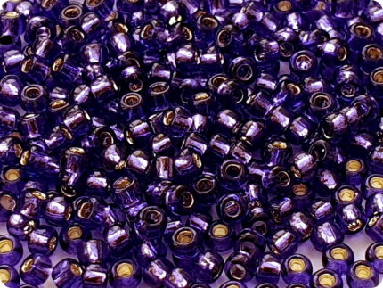 KORALIKI TOHO 8/0 SILVER LINED purple (2224) 10g