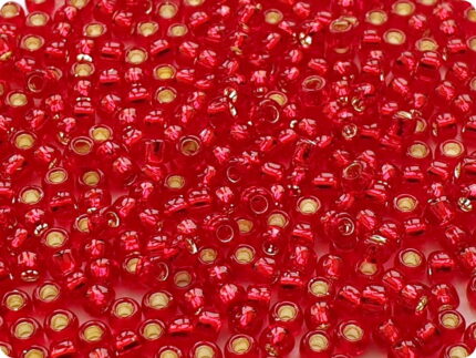 KORALIKI TOHO 8/0 SILVER LINED ruby (25C) 10g