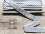 Lamówka BAWEŁNIANA w KRATKĘ 18mm