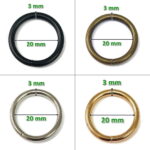 Kółka metalowe 20mm