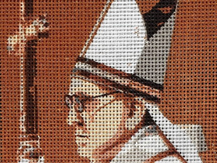 Kanwa z nadrukiem PAPIEŻ FRANCISZEK (3308)