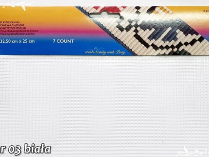 KANWA DO HAFTU PLASTIKOWA PONY 7ct - 32,50 x 25 cm (61007)