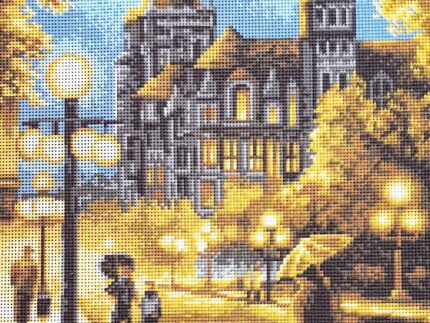 KANWA 30x40 MIASTO NOCĄ (8036)