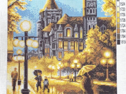 KANWA 30x40 MIASTO NOCĄ (8036)