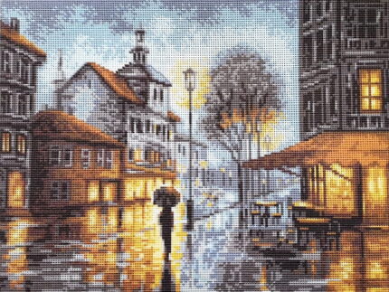KANWA 30x40 MIASTO NOCĄ (8035)