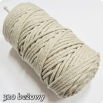Sznurek pleciony BAWEŁNIANY 5mm na metry
