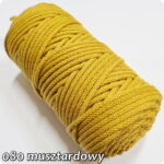 Sznurek pleciony BAWEŁNIANY 5mm na metry