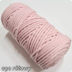 Sznurek pleciony BAWEŁNIANY 5mm na metry