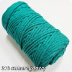 Sznurek pleciony BAWEŁNIANY 5mm na metry