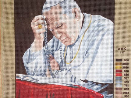 Kanwa z nadrukiem JAN PAWEŁ II (10341)