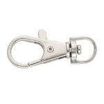 Karabińczyk metalowy SREBRNY rybka 9mm